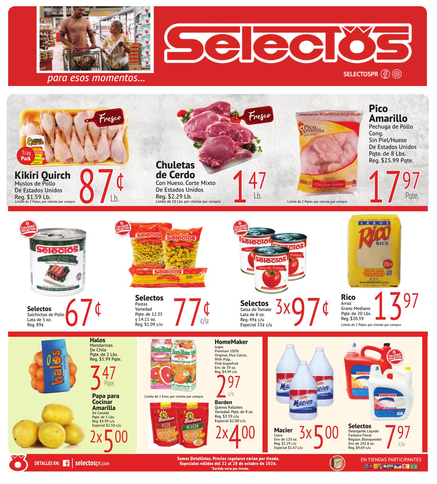 Supermercados Selectos — página 1
